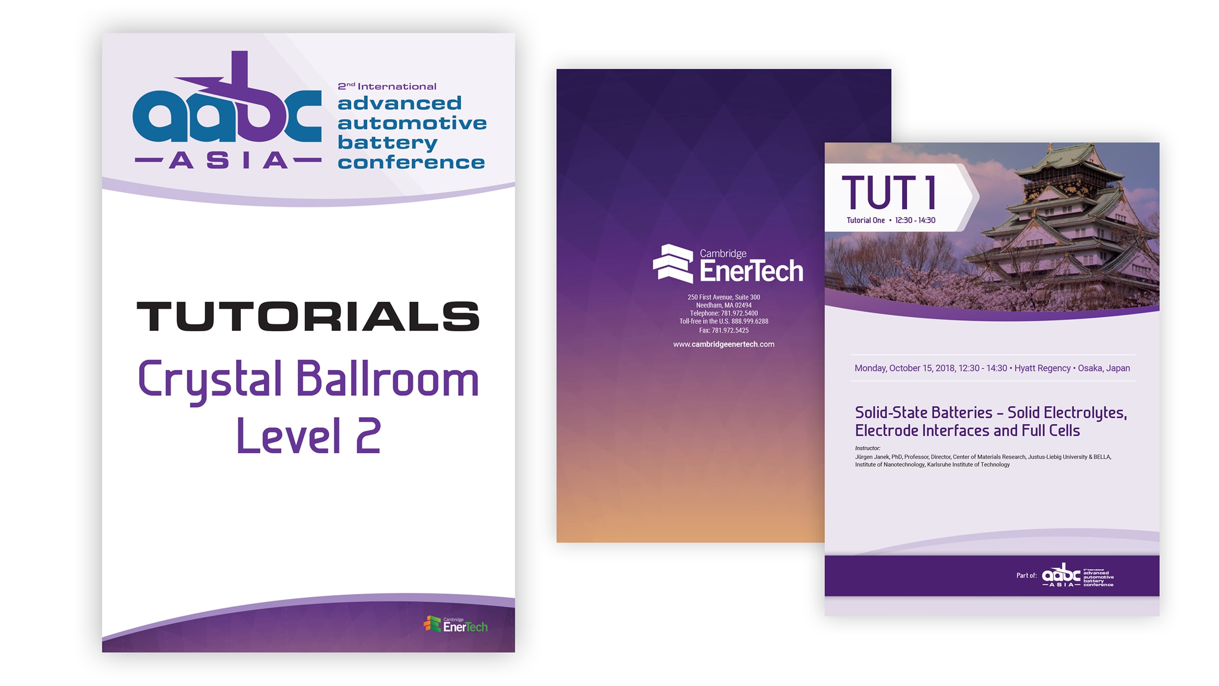 Advanced Automotive Battery Conference Asia promotional signage